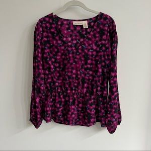 DKNY Peplum Blouse